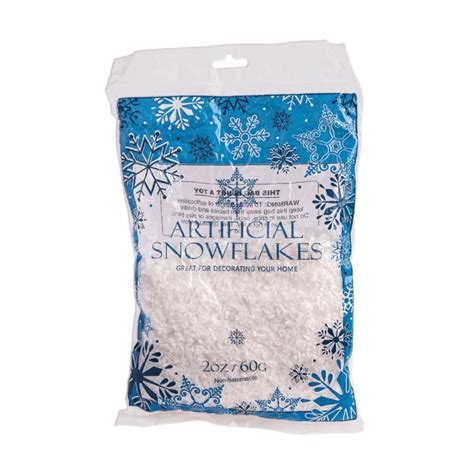 bags of fake snow|artificial snow for decorating.